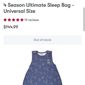 Woolino merino wool Pajamas Sleep Sack - lot of 2